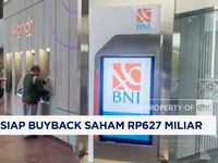 BNI Siap Buyback Saham Rp627 Miliar