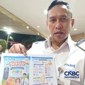 Direktur Utama Perum Bulog, Ahmad Rizal Ramdhani saat ditemui di Kantor Kementan, Jakarta, Selasa (28/7/2026). (CNBC Indonesia/Martyasari Rizky)