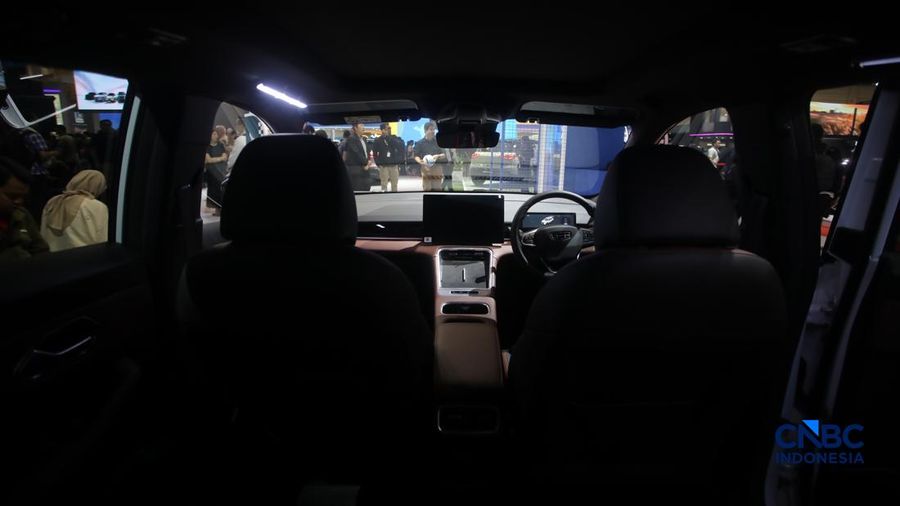 Geely Coolray ditampilkan dalam acara GIIAS 2026 di ICE BSD, Kabupaten Tangerang, Banten, Rabu (29/7/2026). (CNBC Indonesia/Faisal Rahman)