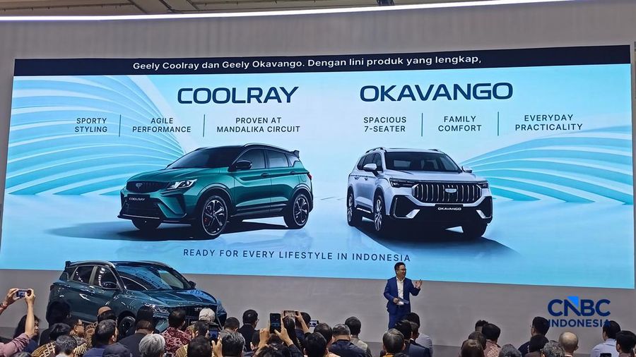 Geely meluncurkan Coolray di GIIAS 2026 di ICE BSD City, Tangerang, Rabu (29/7/2026). (CNBC Indonesia/Ferry Sandi)