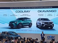 Geely meluncurkan Coolray di GIIAS 2026 di ICE BSD City, Tangerang, Rabu (29/7/2026). (CNBC Indonesia/Ferry Sandi)