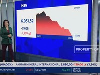 IHSG Anjlok Lebih dari 1% & Merosot ke Level 6.000-an