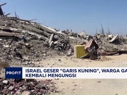 Israel Geser "Garis Kuning", Warga Gaza Kembali Mengungsi