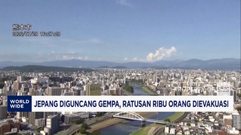 Jepang Diguncang Gempa 7,1 M, Ratusan Ribu Orang Dievakuasi