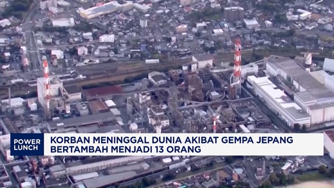 Video: Korban Meninggal Akibat Gempa Jepang Bertambah Jadi 13 Orang
