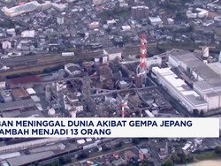 Korban Meninggal Akibat Gempa Jepang Bertambah Jadi 13 Orang