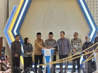 Menteri PPN/Bappenas, Rachmat Pambudy saat Peluncuran Buku Dampak Paviliun Indonesia dalam World Expo 2025 Osaka, Rabu (29/7/2026). (CNBC Indonesia/Chandra Dwi Pranata)