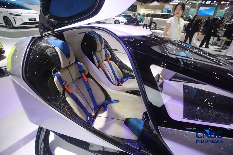 Suasana press day saat acara Gaikindo Indonesia International Auto Show (GIIAS) 2026 di ICE BSD, Kabupaten Tangerang, Banten, Rabu (29/7/2026). (CNBC Indonesia/Faisal Rahman)