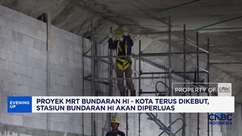 Proyek MRT Bundaran HI - Kota Terus Dikebut, Stasiun Bundaran HI Akan Diperluas