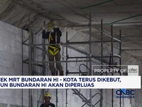 Proyek MRT Bundaran HI - Kota Terus Dikebut, Stasiun Bundaran HI Akan Diperluas