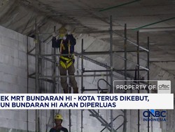 Proyek MRT Bundaran HI - Kota Terus Dikebut, Stasiun Bundaran HI Akan Diperluas