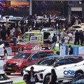 Suasana press day saat acara Gaikindo Indonesia International Auto Show (GIIAS) 2026 di ICE BSD, Kabupaten Tangerang, Banten, Rabu (29/7/2026). (CNBC Indonesia/Faisal Rahman)