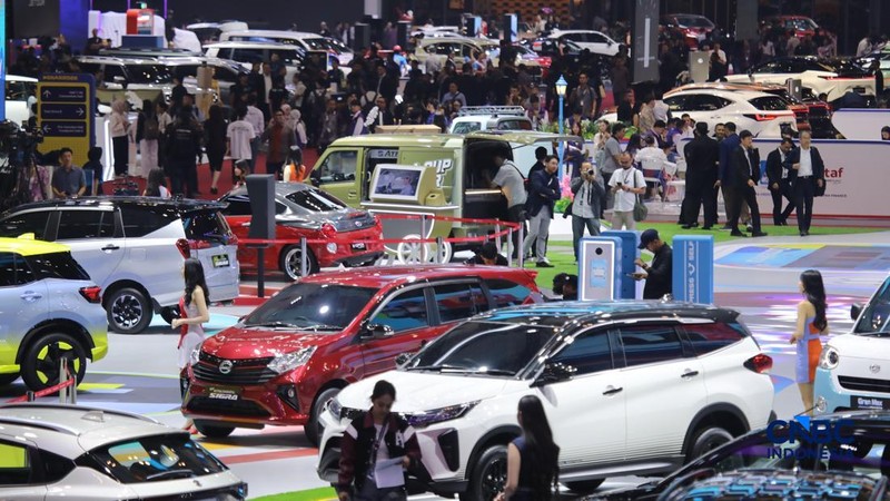 Suasana press day saat acara Gaikindo Indonesia International Auto Show (GIIAS) 2026 di ICE BSD, Kabupaten Tangerang, Banten, Rabu (29/7/2026).