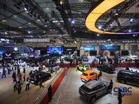 Suasana press day saat acara Gaikindo Indonesia International Auto Show (GIIAS) 2026 di ICE BSD, Kabupaten Tangerang, Banten, Rabu (29/7/2026). (CNBC Indonesia/Faisal Rahman)