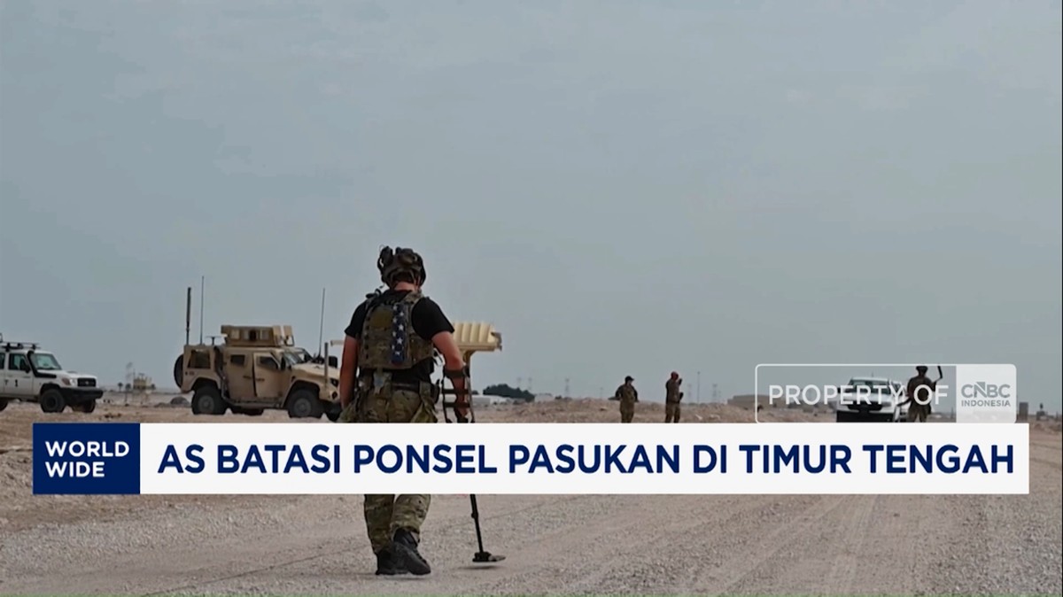 Video: AS Batasi Ponsel Pasukan di Timur Tengah