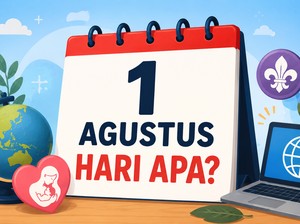 1 Agustus Hari Apa? Ini Daftar Hari Besar Nasional dan Internasional