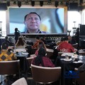 Ketua Komisi XII DPR RI, Bambang Patijaya saat memberikan pemaparan secara online dalam acara Coffee Morning “Kupas Tuntas Dinamika Tata Kelola Industri Pertambangan Mineral” di Parle, Senayan, Jakarta, Kamis (30/7/2026). (CNBC Indonesia/Tri Susi