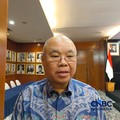 Ketua Umum APPBI, Alphonzus Widjaja saat ditemui di Auditorium Kemendag, Jakarta, Kamis (30/7/2026). (CNBC Indonesia/Martyasari Rizky)