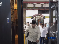 Presiden Prabowo Resmikan Revitalisasi Stasiun Semarang Tawang, Semarang, 30 Juli 2026. (Tangkapan Layar Youtube RI)
