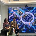 TOD Planning Department Head MRT Jakarta Sagita Devi (kiri) di Transport Hub, Jakarta Kamis (30/7/2026). (CNBC Indonesia/Ferry Sandi)