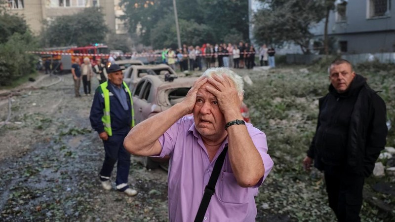 UKRAINE-CRISIS/ATTACK-LVIV