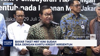 Bayar Tiket MRT Kini Sudah Bisa Dengan Kartu Kredit Nirsentuh
