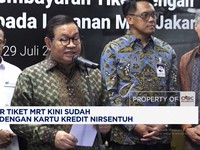 Bayar Tiket MRT Kini Sudah Bisa Dengan Kartu Kredit Nirsentuh