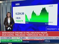 Drone Serang Pelabuhan Mesir, IHSG Menguat & Rupiah Tertahan di Rp 18.000/USD
