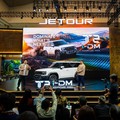 Jetour merilis T2 i-DM  pada penyelenggaraan Gaikindo Indonesia International Auto Show (GIIAS) 2026. (CNBC Indonesia/Ferry Sandi)