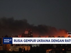 Rusia Gempur Ukraina Dengan Ratusan Drone