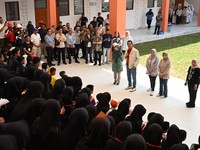 Menkeu Kunjungi Sekolah Rakyat Surabaya, Pastikan  Asrama dan Kelas Layak Guna . (Dok Kemenkeu)