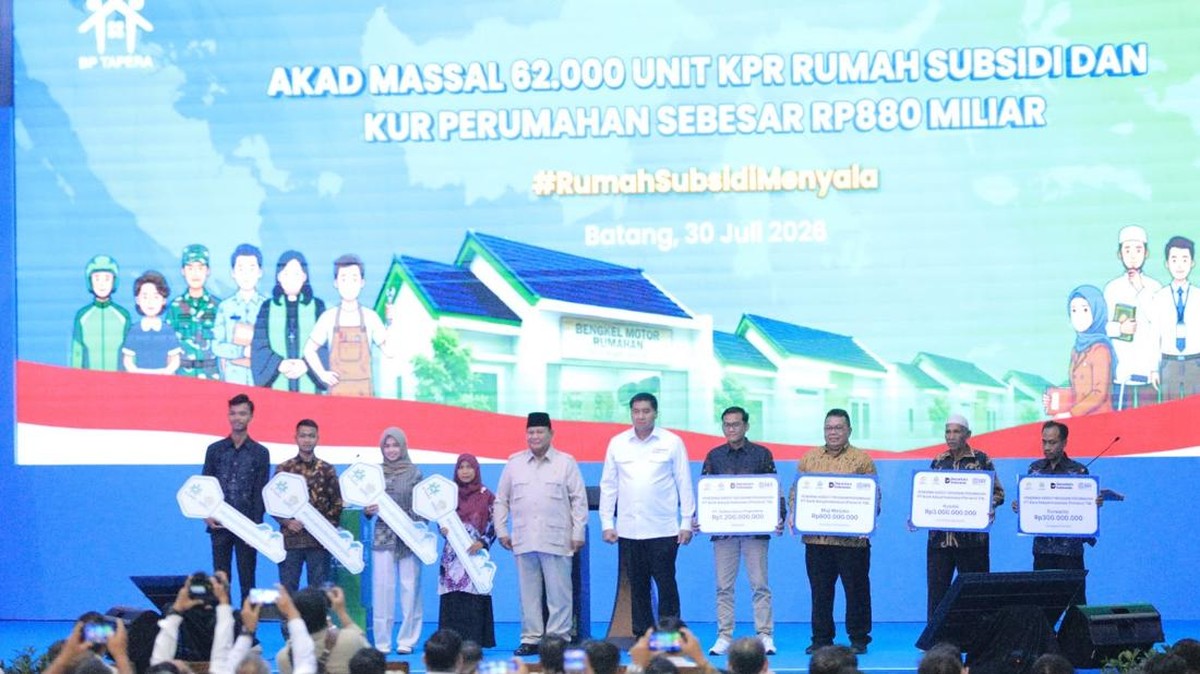 BNI Dukung Akad Massal 62.710 KPR Rumah Subsidi