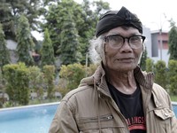 Aktor sekaligus seniman Diding Boneng wafat. (Dok. Detikcom/Asep Syaifullah)