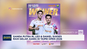 Ganda Putra RI, Leo & Daniel Sukses Raih Gelar Juara di Taipei Open 2026