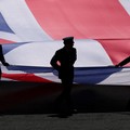 Ilustrasi bendera Inggris. (REUTERS/Andrew Boyers)