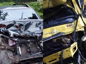 5 Kendaraan Terlibat Laka Beruntun di Pasaman, Tronton Terseret Masuk Jurang