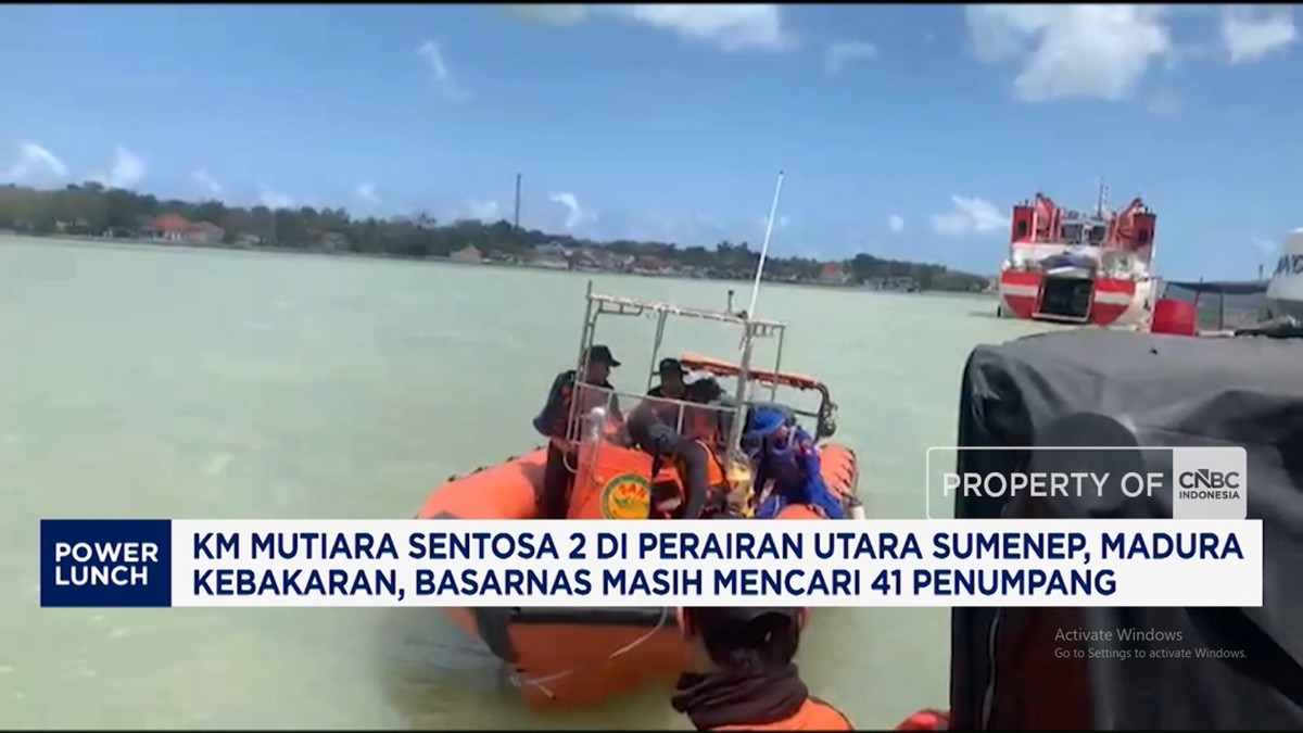 KM Mutiara Sentosa 2 Kebakaran, Pencarian Korban Masih Dilakukan