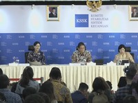 Konferensi Pers Hasil Rapat Berskla KSSK III Tahun 2016 di Jakarta, Senin (3/8/2026). (Tangkapan layar Youtube Kemenkeu RI)