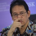 Menteri Keuangan, Purbaya Yudhi Sadewa saat Konferensi Pers Hasil Rapat Berskla KSSK III Tahun 2016 di Jakarta, Senin (3/8/2026). (CNBC Indonesia/Faisal Rahman)