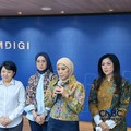 Menteri Komunikasi dan Digital Meutya Hafid di Kantor Komdigi, Senin (3/8/2026). (CNBC Indonesia/
Intan Rakhmayanti Dewi)