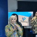 Menteri Komunikasi dan Digital Meutya Hafid di Kantor Komdigi, Senin (3/8/2026). (CNBC Indonesia/Intan Rakhmayanti Dewi)