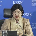 Pjs Gubernur Bank Indonesia, Destry Damayanti saat Konferensi Pers Hasil Rapat Berskla KSSK III Tahun 2016 di Jakarta, Senin (3/8/2026). (Tangkapan layar Youtube Kemenkeu RI)