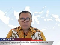 Adi Budiarso saat Konferensi Pers Asesmen Sektor Jasa Keuangan dan Kebijakan OJK Hasil RDKB Bulan Juli 2026. (Tangkapan layar Youtube OJK)