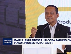 Bahlil Akui Proses Uji Coba Tabung CNG Masuk Proses Tahap Akhir