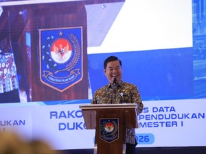 Dirjen Dukcapil Tutup Rakornas & Rilis Data Kependudukan Semester I 2026