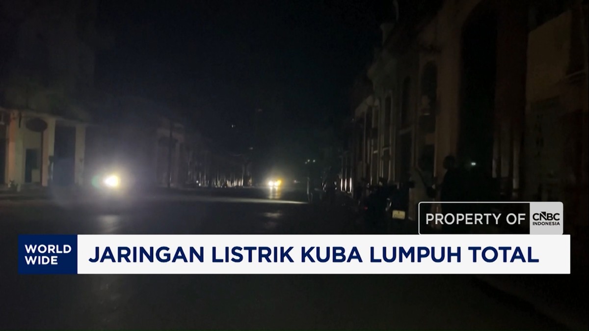 Video: Jaringan Listrik Kuba Lumpuh Total