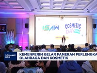 Kemenperin Gelar Pameran Perlengkapan Olahraga dan Kosmetik