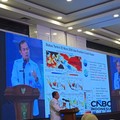 Kepala BMKG Teuku Faisal Fathani saat menyampaikan paparannya di acara Dialog Nasional Kementerian PPN/Bappenas, Jakarta, Selasa (4/8/2026). (CNBC Indonesia/Martyasari Rizky)