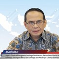 Kepala Eksekutif Pengawas Lembaga Pembiayaan, Perusahaan Modal Ventura, Lembaga Keuangan Mikro, dan Lembaga Jasa Keuangan, Agusman saat Konferensi Pers Asesmen Sektor Jasa Keuangan dan Kebijakan OJK Hasil RDKB Bulan Juli 2026. (Tangkapan layar Youtub