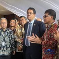 Menteri Keuangan (Menkeu), Purbaya Yudhi Sadewa saat menghadiri GAIKINDO Indonesia International Auto Show (GIIAS) di ICE BSD, Tangerang, Selasa (4/8/2026). (CNBC Indonesia/Ferry Sandi)